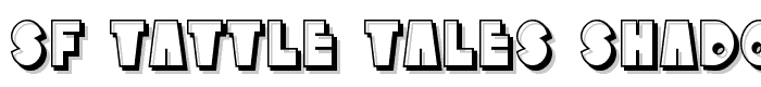 SF Tattle Tales Shadow font